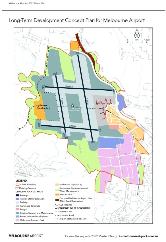 Melbourne Airport master plan 2022