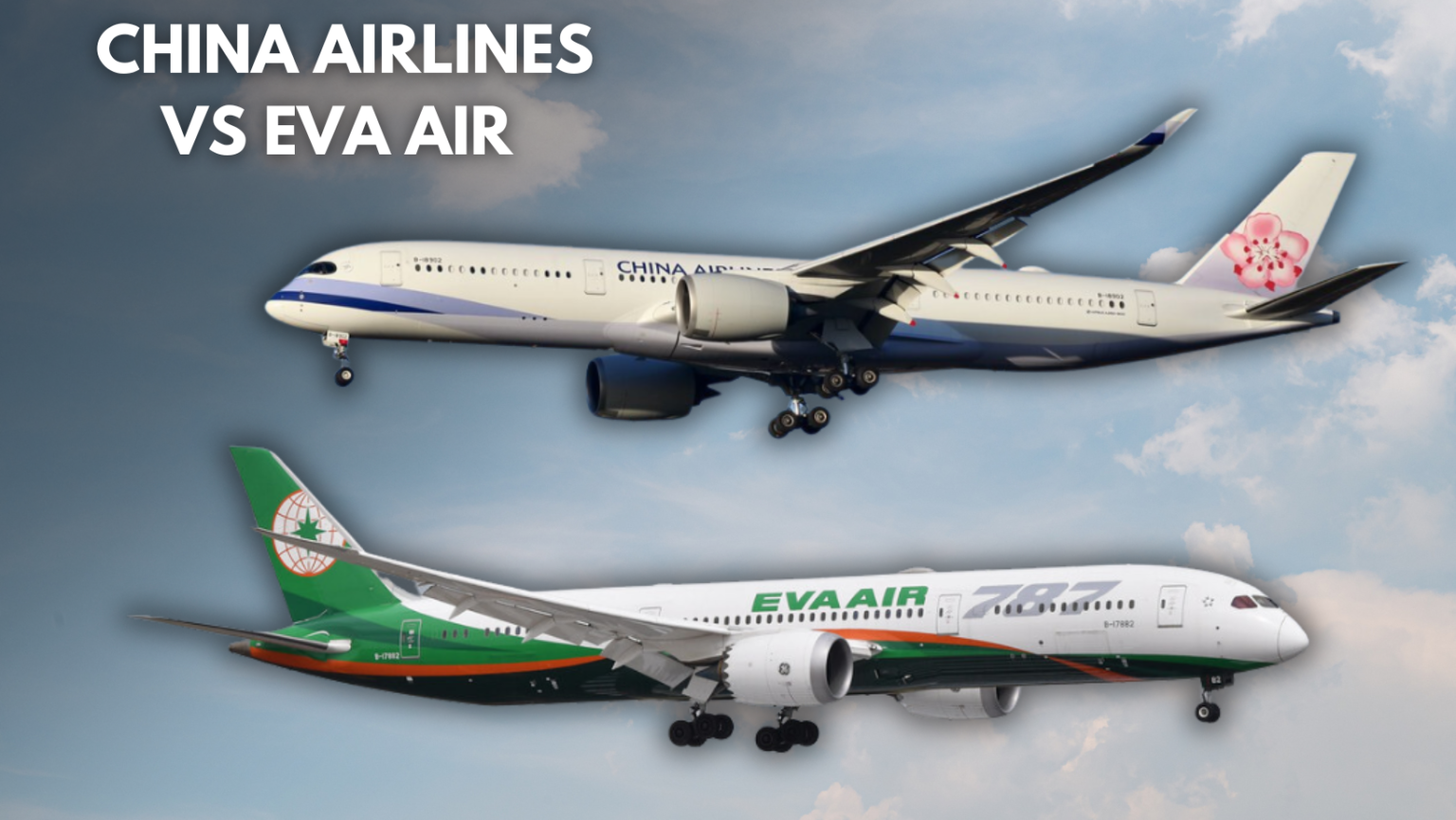 china airlines vs EVA air